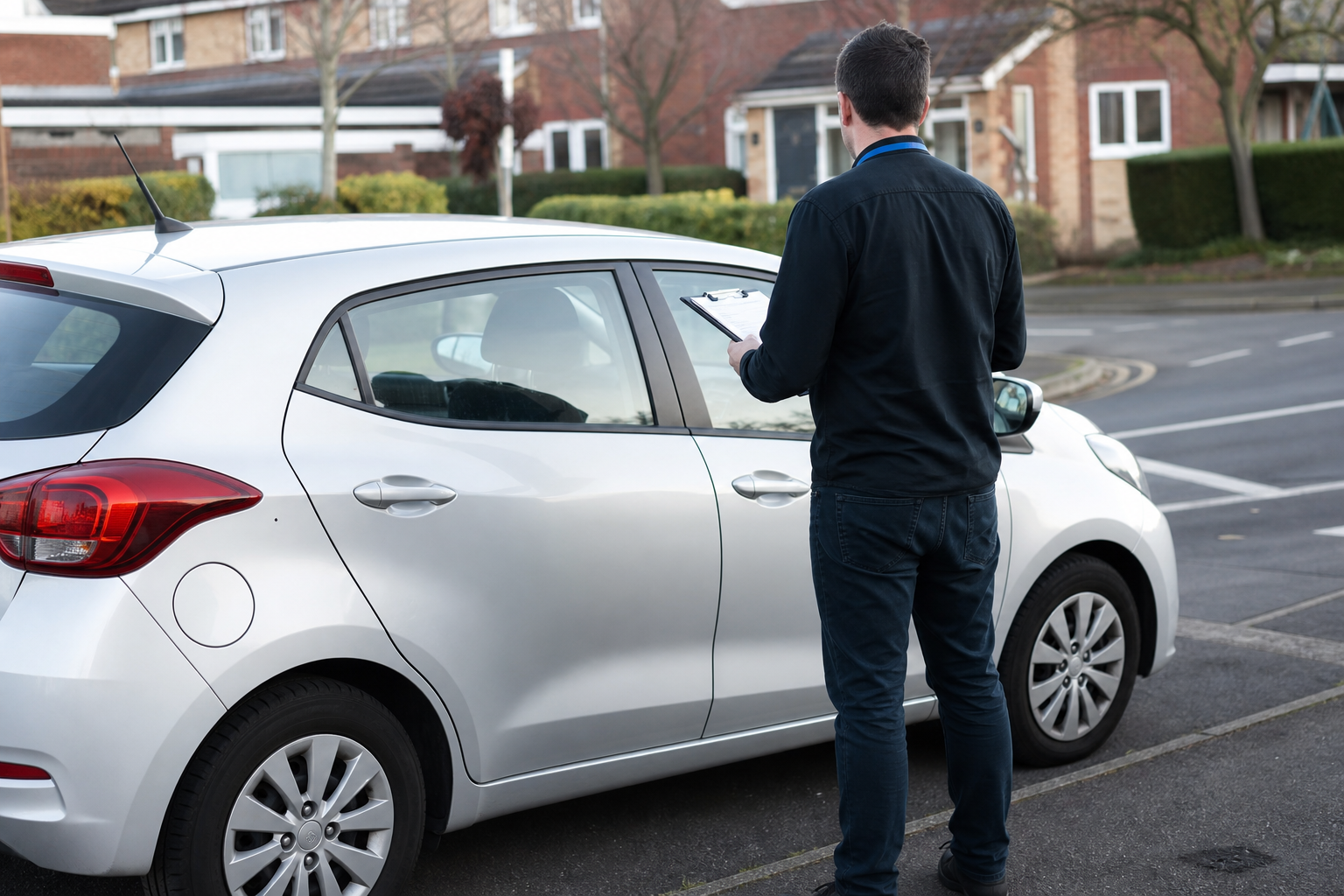 Babzi Driving School training vehicle in Derby